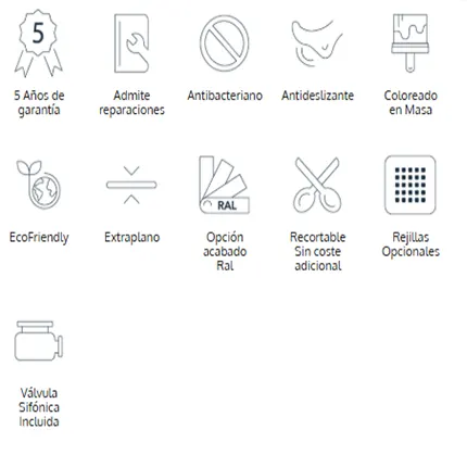Plato de ducha accesible y seguro instalado por Serworks con mampara y suelo antideslizante